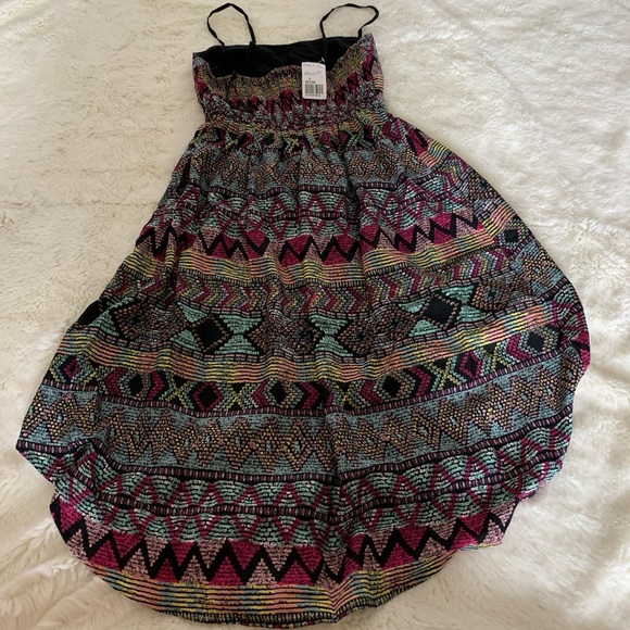 Vintage F21 HiLow Dress - Multi - Picture 2 of 4